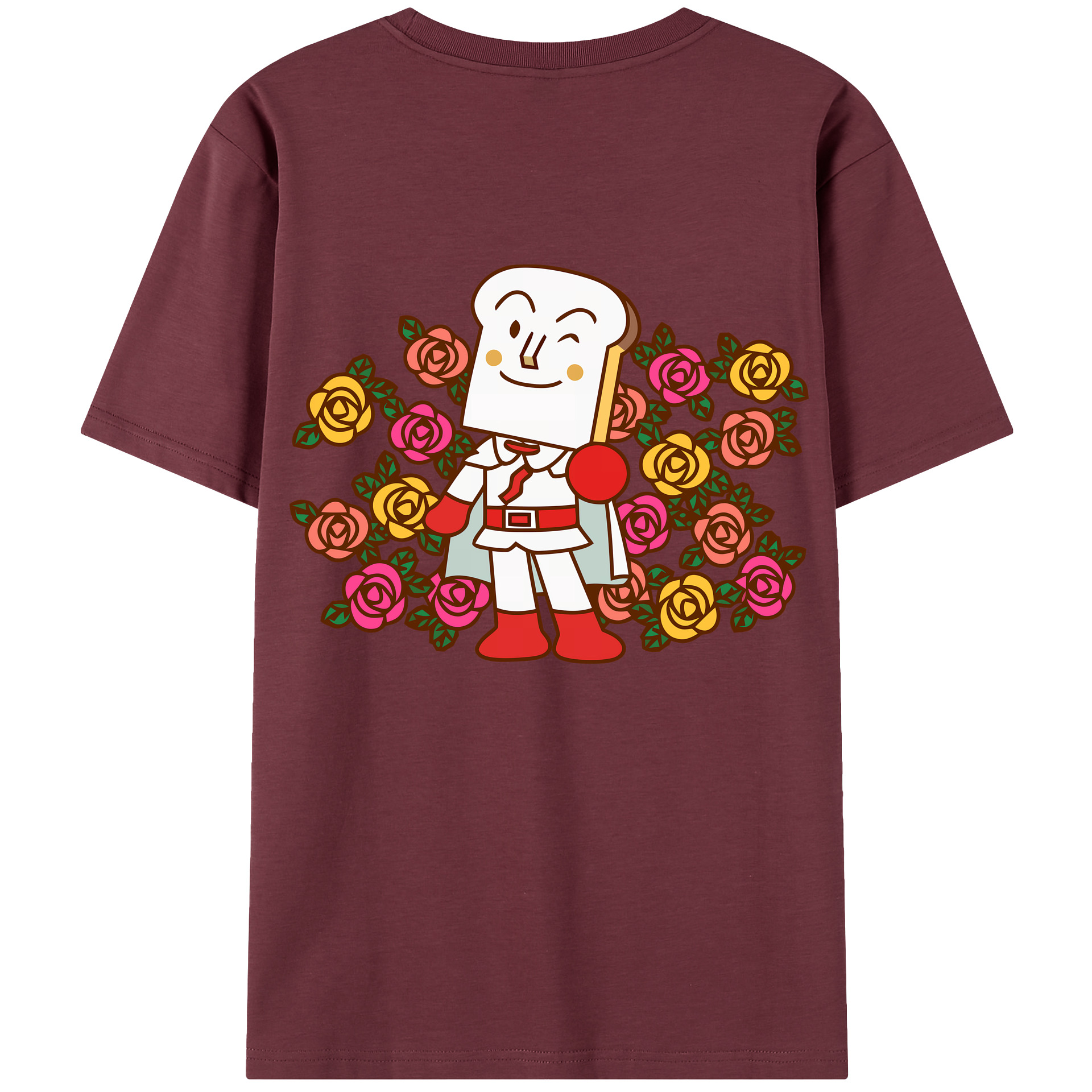 （画像用） アンパンマン Anpanman 綿100％半袖Tシャツ（背面プリント）